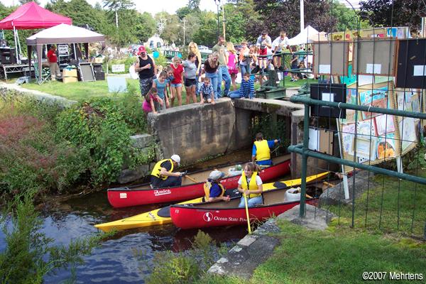 Canoes at the Arts Festival